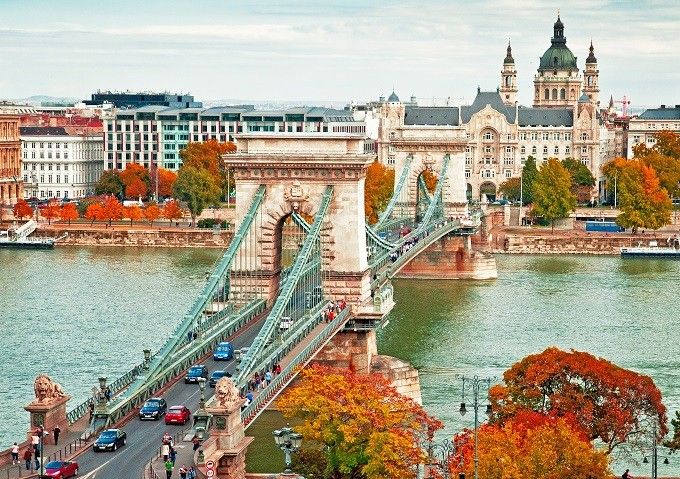 Ponte delle Catene,Budapest,Ungheria.